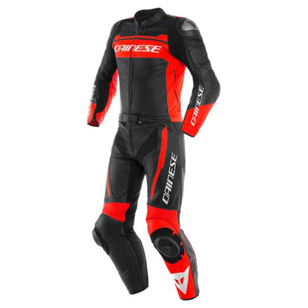 Dainese MISTEL 2PCS LEATHER SUIT, Mat Zwart-Rood (1 van 2)