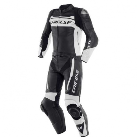 Dainese MISTEL 2PCS LEATHER SUIT, Mat Zwart-Wit (1 van 2)