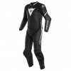 Dainese Laguna Seca 4 2-delig motorpak, Mat Zwart-Wit (Afbeelding 1 van 4)