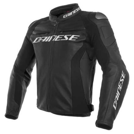 Dainese RACING 3 SHORT/TALL LEATHER JACKET, Zwart (1 van 1)