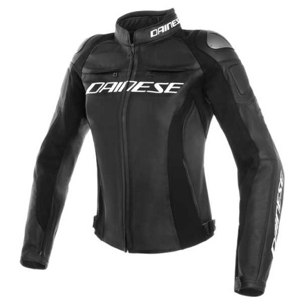 Dainese RACING 3 PERF. LADY LEATHER JACKET, Zwart (1 van 1)