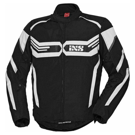 IXS Sport RS-400-st Motorjas, Zwart-Wit (1 van 2)