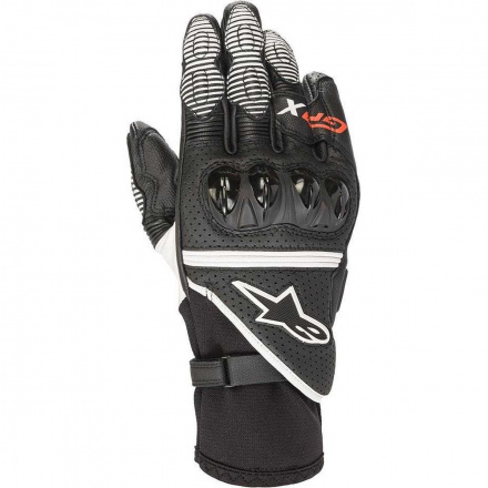 Alpinestars GP X V2 Motorhandschoenen, Zwart-Wit (1 van 1)