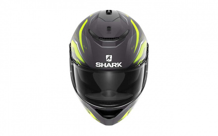 Shark Spartan 1.2 Antheon Mat, Zwart-Geel-Fluor (2 van 6)