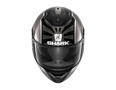 Shark Spartan 1.2 Zarco Malaysian GP Mat, Zwart-Antraciet-Zilver (2 van 6)