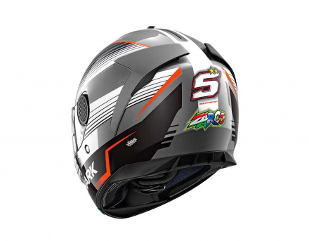 Shark Spartan 1.2 Zarco Mal. Gp, Antraciet-Wit (3 van 6)