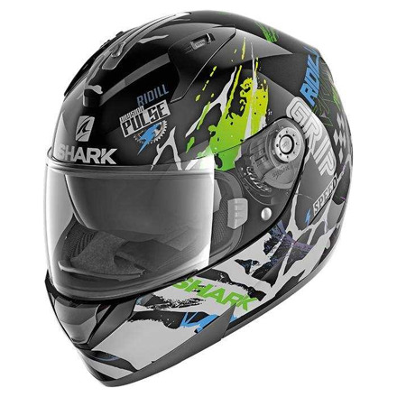 Shark Ridill 1.2 Drift-R, Zwart-Groen-Blauw (1 van 6)