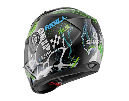 Shark Ridill 1.2 Drift-R, Zwart-Groen-Blauw (3 van 6)