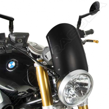 Windscherm Classic Aluminium BMW - Zwart