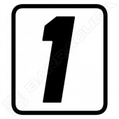 Sticker Cijfer  -3- (per Stuk) - N.v.t.