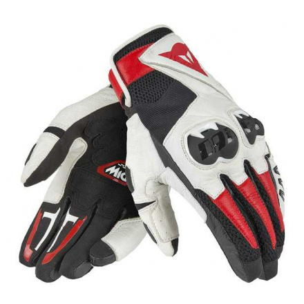 MIG C2 UNISEX GLOVES - Zwart-Wit-Rood