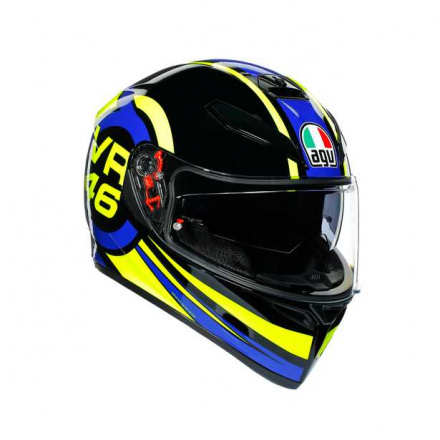 AGV K3 SV Ride 46, Zwart-Blauw-Geel (2 van 8)