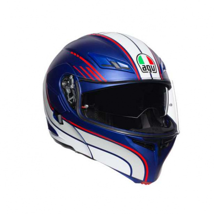 AGV Compact St Boston (Pinlock), Blauw-Wit-Rood (2 van 7)