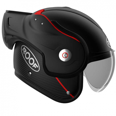 Roof ROOF 012760 Boxxer Carbon Motorhelm, Mat Zwart (4 van 4)