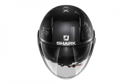 Shark SHARK SHARK NANO TRIBUTE Mat RM, Zwart-Antraciet-Zilver (2 van 4)