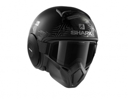 Shark SHARK STREET DRAK KRULL Mat, Zwart-Antraciet (3 van 5)