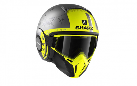 Shark SHARK STREET DRAK TRIBUTE RM Mat, Antraciet-Geel (3 van 5)