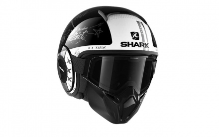 Shark SHARK STREET DRAK TRIBUTE RM, Zwart-Antraciet-Wit (3 van 5)