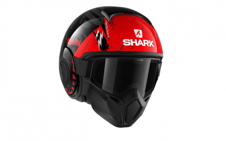 Shark SHARK STREET DRAK CROWER, Zwart-Antraciet-Rood (3 van 5)