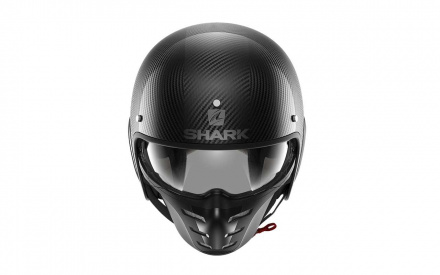 Shark SHARK S-DRAK 2 CARBON SKIN, Carbon-Zwart-Zilver (2 van 3)