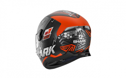 Shark SHARK SKWAL 2 NOXXYS Mat, Zwart-Oranje-Zilver (3 van 3)