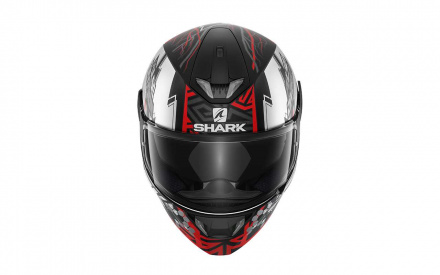 Shark SHARK SKWAL 2 NOXXYS Mat, Zwart-Rood-Zilver (2 van 3)