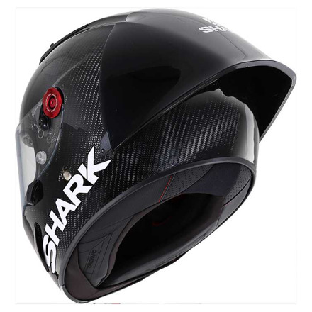 Shark SHARK RACE-R PRO GP FIM RACING #1 2019, Zwart-Carbon (3 van 3)