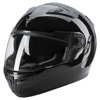 SECA Falcon II Pi full-face d/visor, Zwart (Afbeelding 1 van 2)