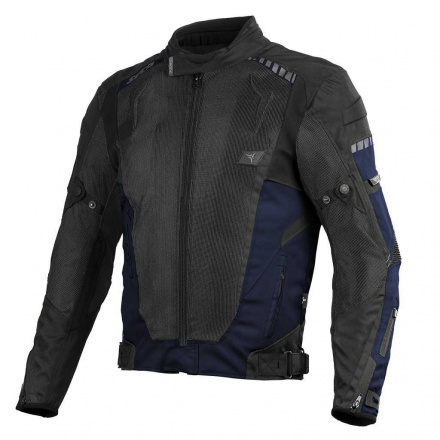 Airflow II Doorwaai Motorjas - Blauw-Antraciet
