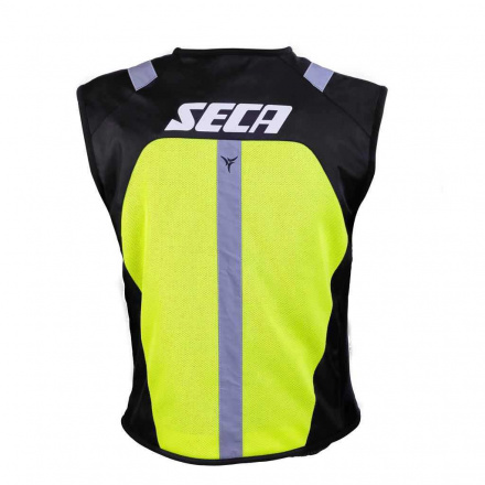 SECA Signal Safety vest, Zwart-Fluor (2 van 3)
