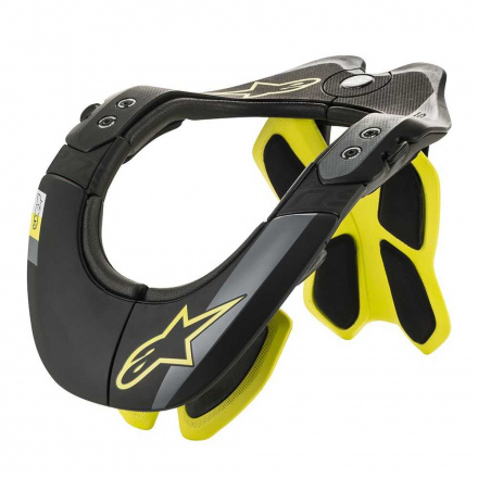 Alpinestars BNS Tech-2, Zwart-Fluor (1 van 2)