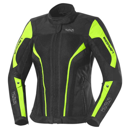 IXS Larissa Motorjas, Zwart-Geel-Fluor (1 van 2)