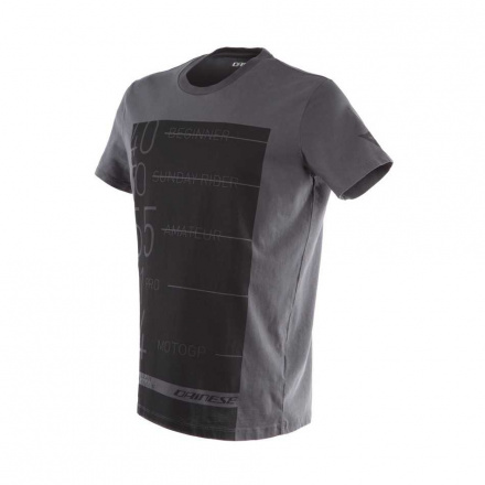 LEAN-ANGLE T-SHIRT - Antraciet
