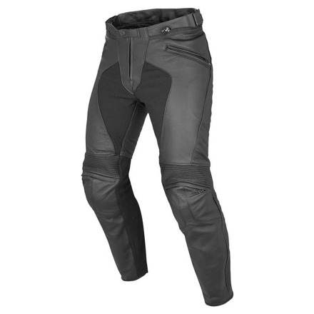 Pony C2 Perforated Leren Motorbroek - Zwart