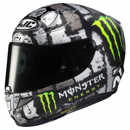 HJC RPHA 11 Crutchlow Silverstone, Zwart-Grijs-Fluor (1 van 2)