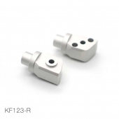 Kawasaki Voetsteunen-adapter Achterzijde (set) - N.v.t.