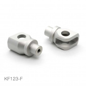 Kawasaki Voetsteunen-adapter Voorzijde (set) - N.v.t.