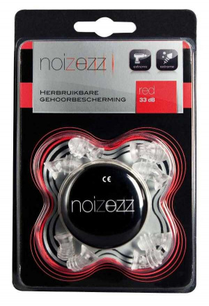 Noizezz Gehoorbescherming Premium Rood, Rood (1 van 1)