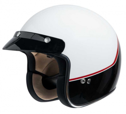 IXS Jet Helm 77 2.2, Wit-Zwart-Rood (1 van 3)