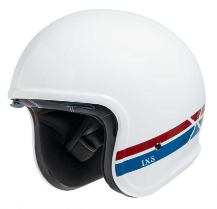 880 2.1 Motorhelm - Wit-Rood-Blauw