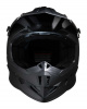 IXS Motorcross Helm 361 1.1, Mat Zwart-Zwart (Afbeelding 2 van 3)