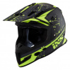 361 2.0 Motorhelm - Mat Zwart-Geel-Fluor