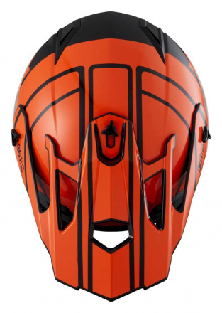 IXS Motorcross Helm 361 2.1, Zwart-Oranje (2 van 5)
