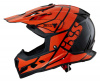 IXS Motorcross Helm 361 2.1, Zwart-Oranje (Afbeelding 4 van 5)