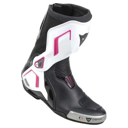 Dainese TORQUE D1 OUT LADY BOOTS, Zwart-Wit-Roze (1 van 1)