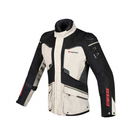 Dainese Ridder D1 Gore-Tex Motorjas, Zwart-Wit (1 van 1)