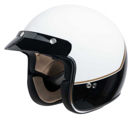 IXS Jet Helm 77 2.2, Wit-Zwart-Goud (1 van 3)
