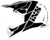 IXS Motorcross Helm 361 2.1, Mat Wit-Zwart (Afbeelding 1 van 3)