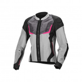 Orcano Women Doorwaai Motorjas - Grijs-Roze
