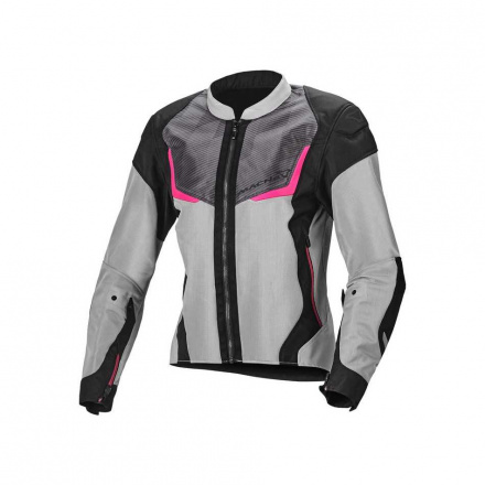 Macna Orcano Women Doorwaai Motorjas, Grijs-Roze (1 van 2)